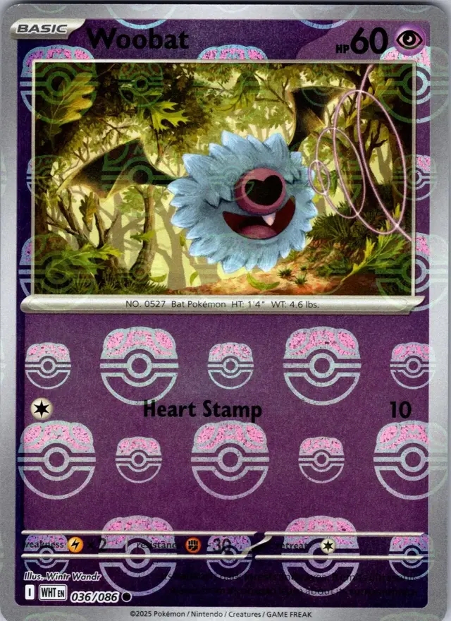 Woobat [Master Ball] - Pokemon White Flare #36