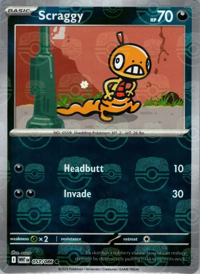 Scraggy [Master Ball] - Pokemon White Flare #57