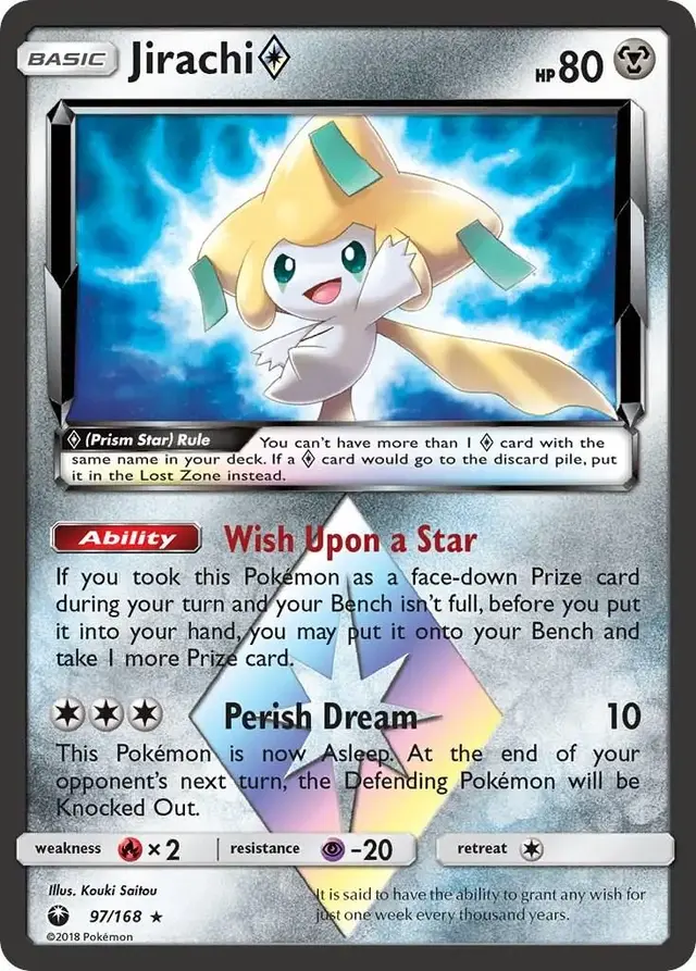 Jirachi - Pokemon Team Magma & Team Aqua #97