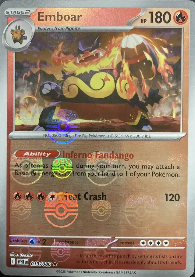 Emboar [Master Ball] - Pokemon White Flare #13
