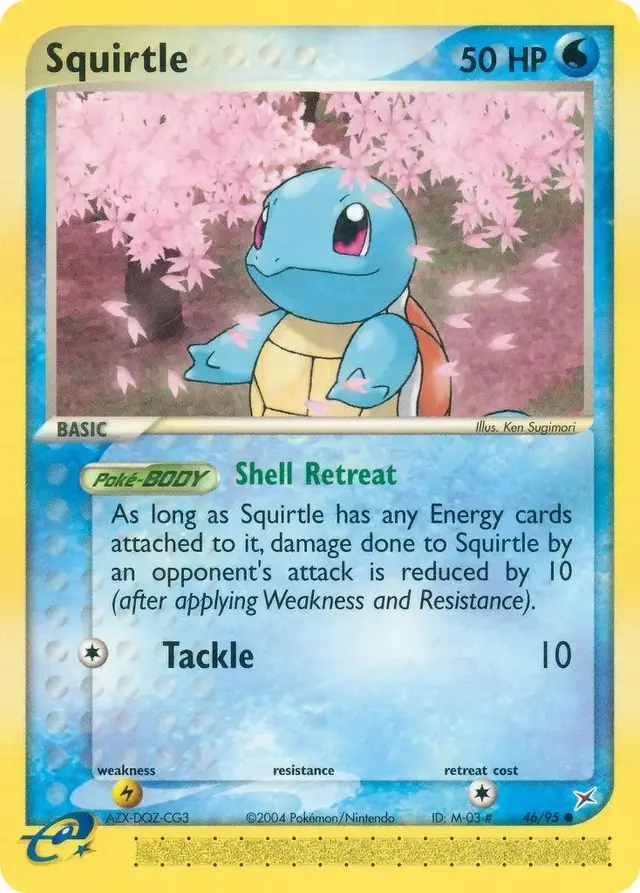 Squirtle - Pokemon Team Magma & Team Aqua #46
