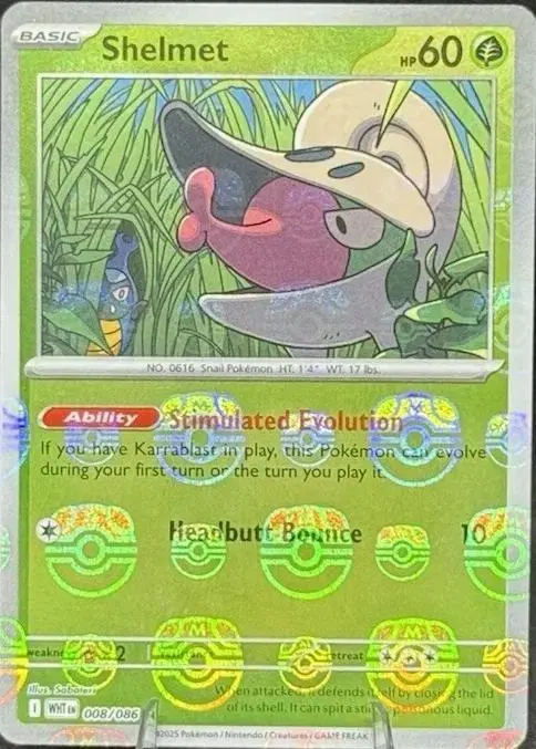 Shelmet [Master Ball] - Pokemon White Flare #8
