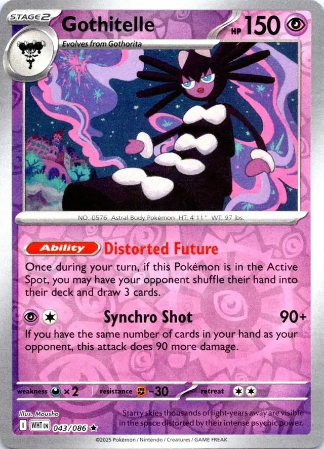 Gothitelle [Reverse] - Pokemon White Flare #43