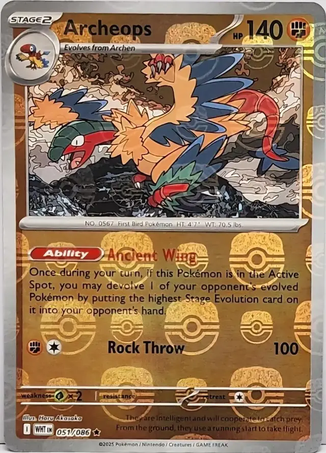 Archeops [Master Ball] - Pokemon White Flare #51