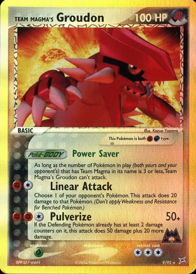 Groudon [Reverse Holo] - Pokemon Team Magma & Team Aqua #9