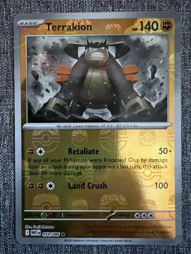 Terrakion [Master Ball] - Pokemon White Flare #54