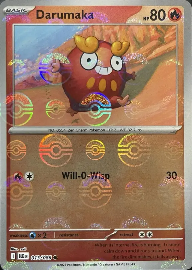 Darumaka [Poke Ball] - Pokemon Black Bolt #13