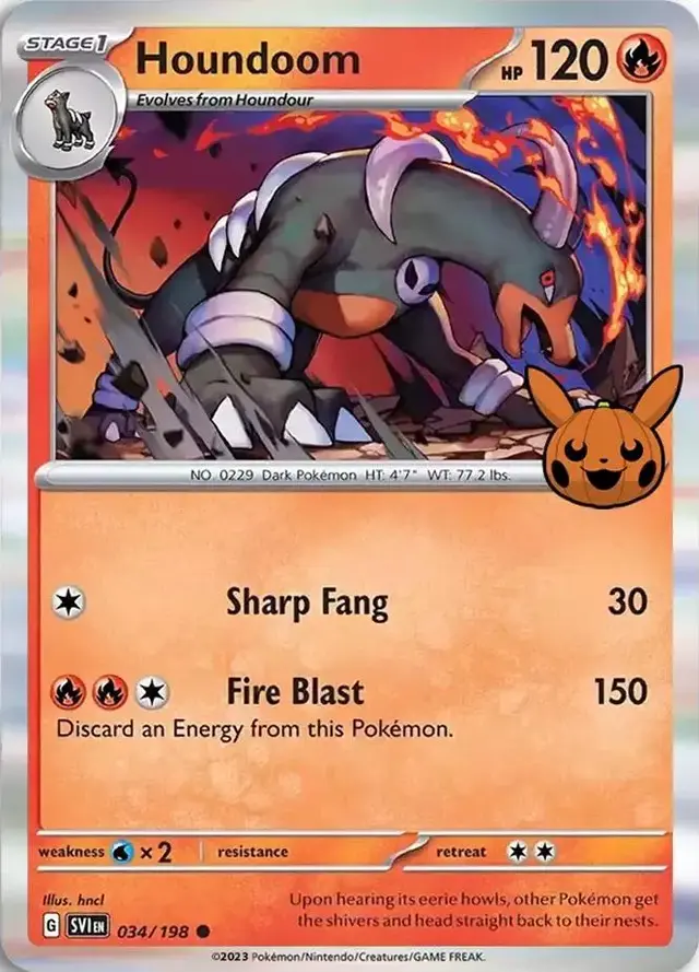 Houndoom - Pokemon Team Magma & Team Aqua #34