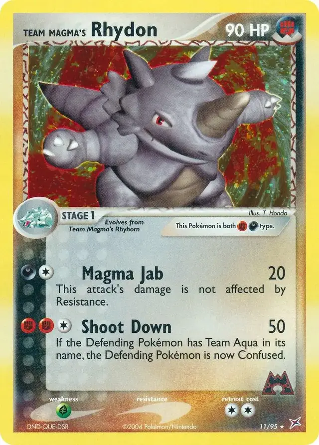 Rhydon - Pokemon Team Magma & Team Aqua #11