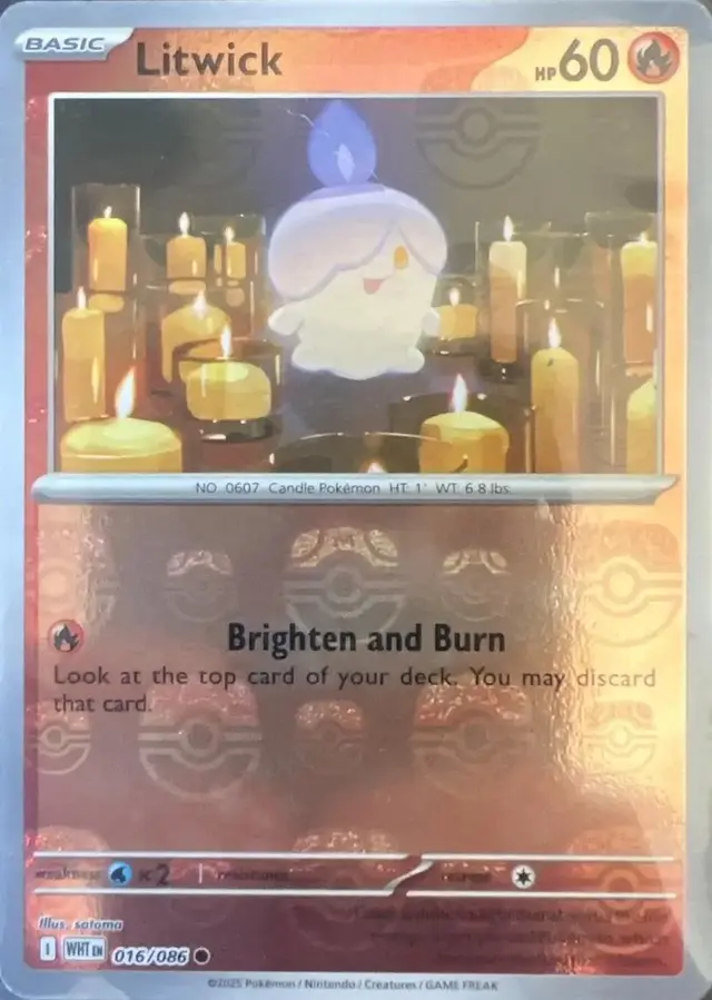 Litwick [Master Ball] - Pokemon White Flare #16