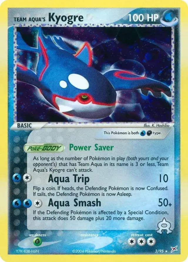 Kyogre [Holo] - Pokemon Team Magma & Team Aqua #3