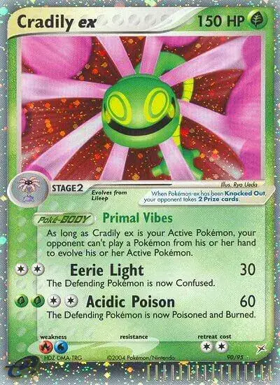 Cradily EX - Pokemon Team Magma & Team Aqua #90