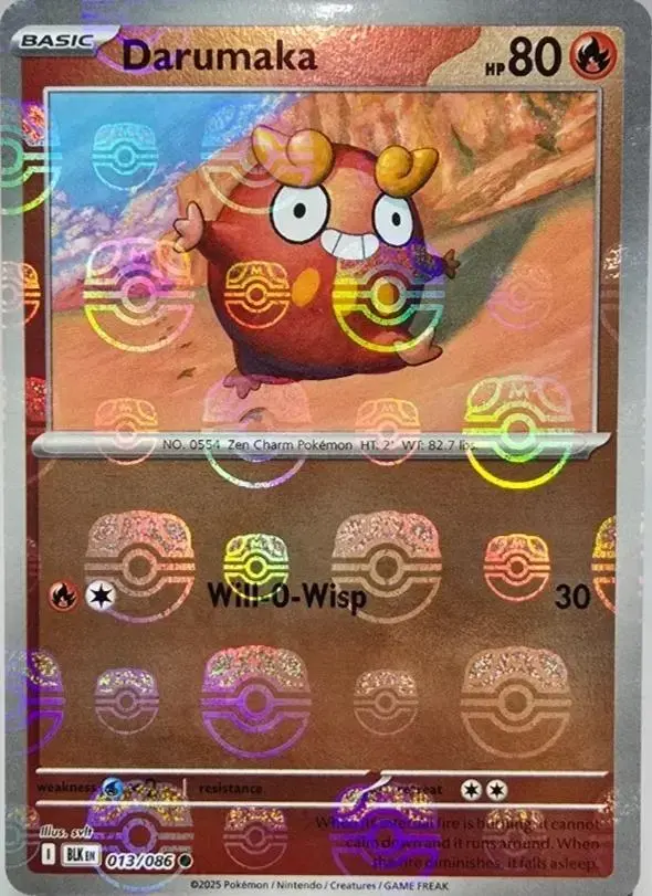 Darumaka [Master Ball] - Pokemon Black Bolt #13