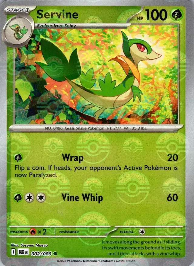 Servine [Poke Ball] - Pokemon Black Bolt #2