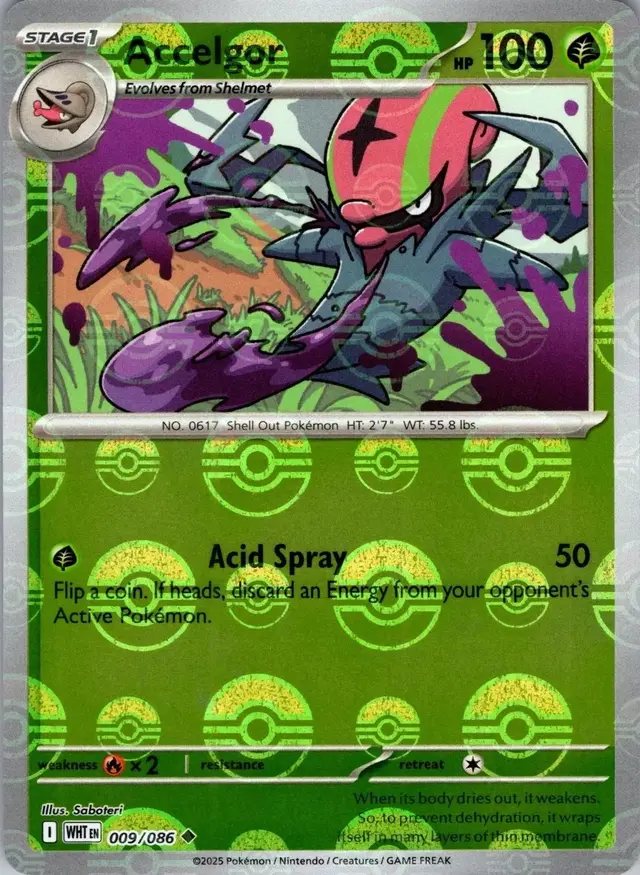 Accelgor [Poke Ball] - Pokemon White Flare #9