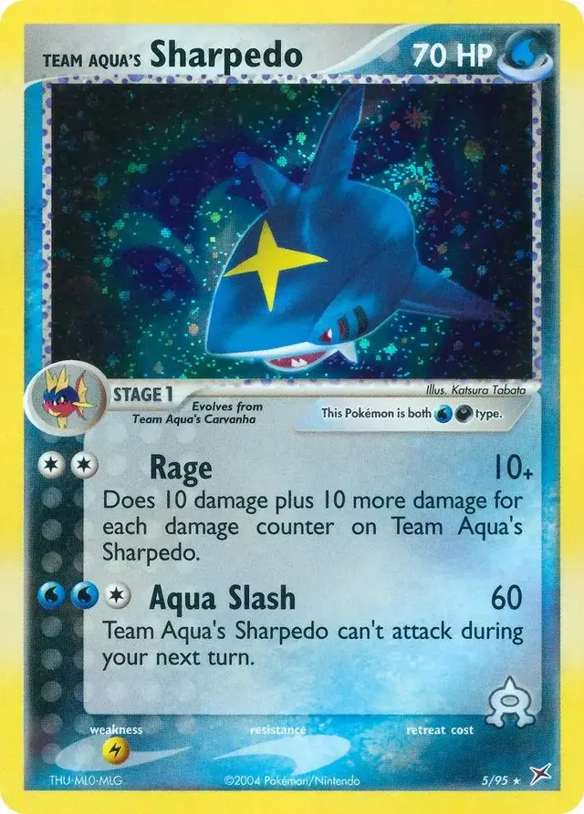 Sharpedo - Pokemon Team Magma & Team Aqua #5