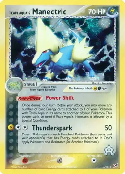 Manectric - Pokemon Team Magma & Team Aqua