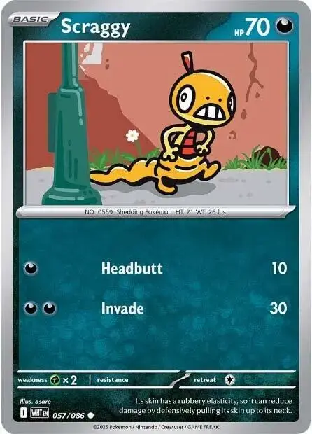 Scraggy - Pokemon White Flare #57