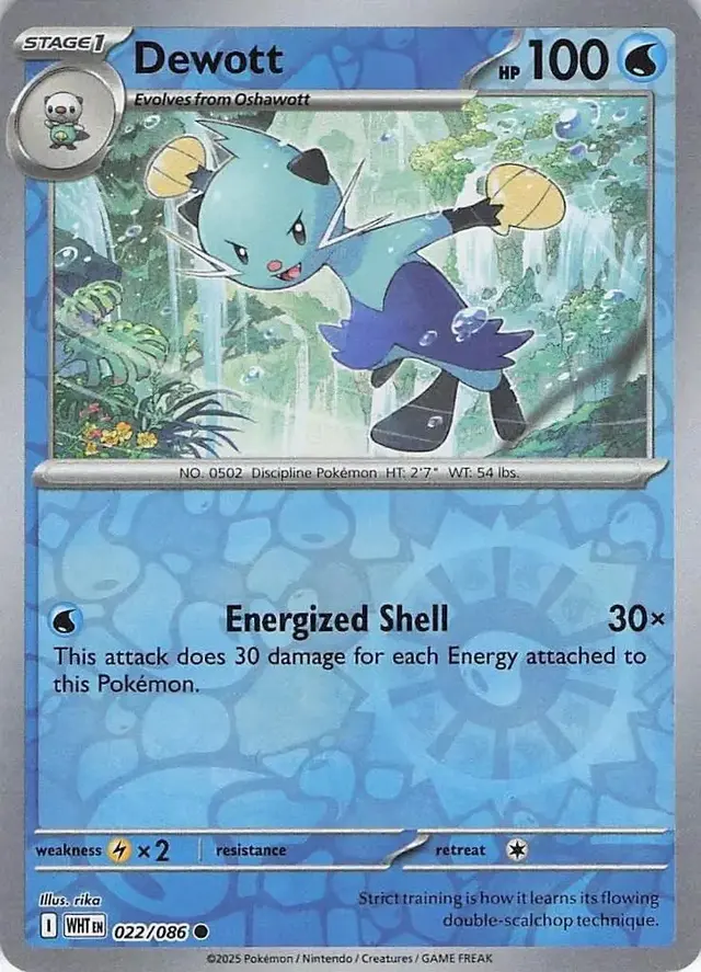 Dewott [Reverse] - Pokemon White Flare #22