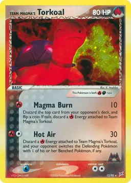 Torkoal - Pokemon Team Magma & Team Aqua