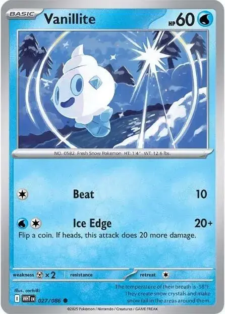 Vanillite - Pokemon White Flare #27