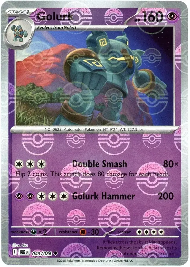 Golurk [Poke Ball] - Pokemon Black Bolt #43