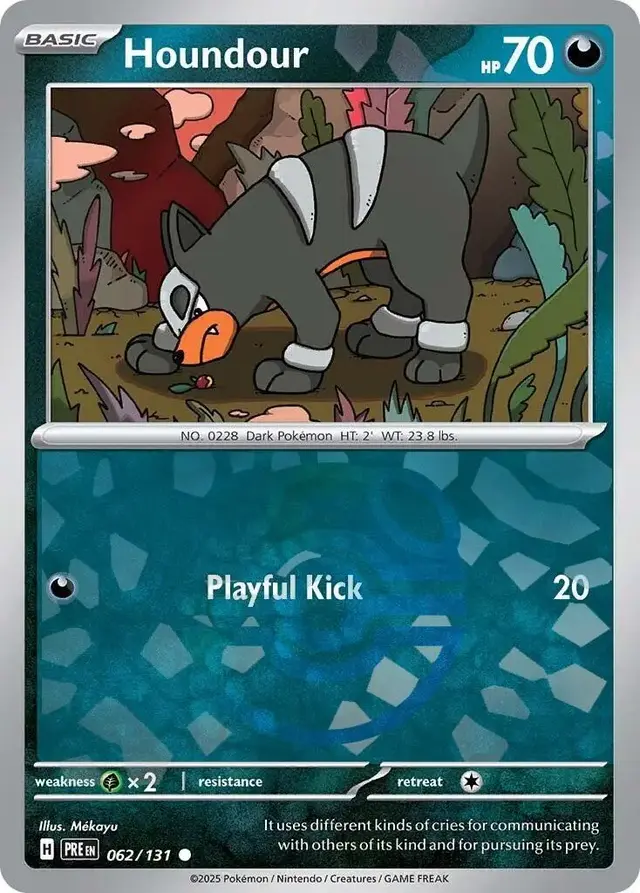 Houndour - Pokemon Team Magma & Team Aqua #62