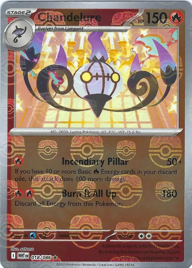 Chandelure [Master Ball] - Pokemon White Flare #18