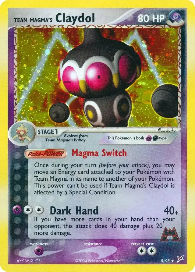 Claydol - Pokemon Team Magma & Team Aqua #8