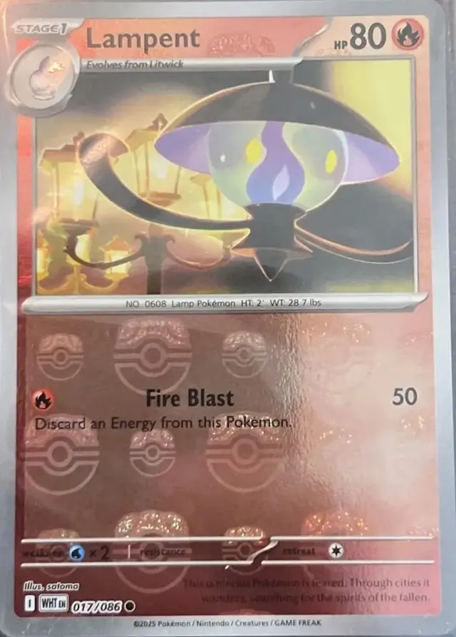 Lampent [Master Ball] - Pokemon White Flare #17