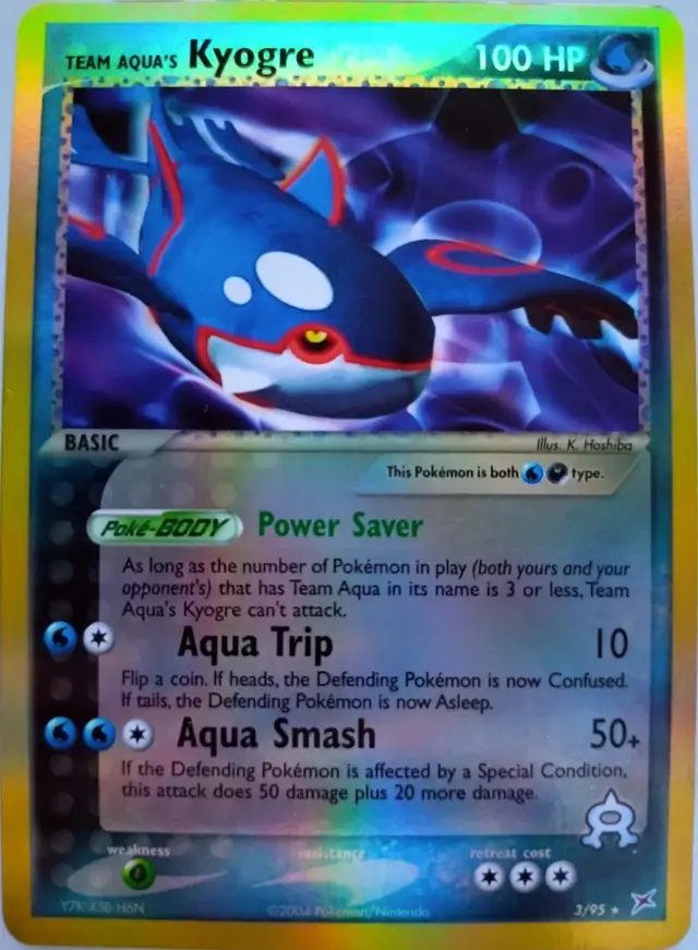Kyogre [Reverse Holo] - Pokemon Team Magma & Team Aqua #3