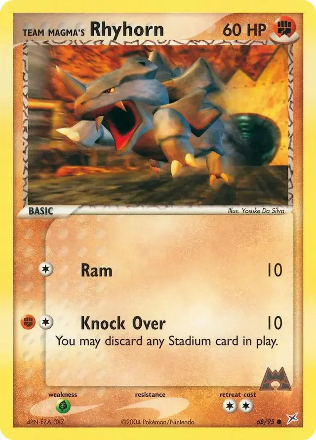 Rhyhorn - Pokemon Team Magma & Team Aqua #68