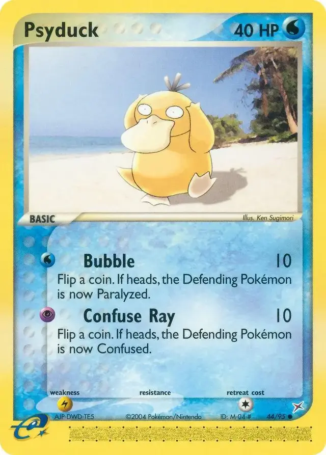 Psyduck - Pokemon Team Magma & Team Aqua #44