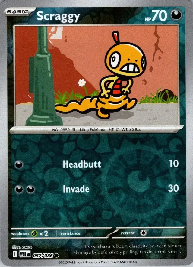 Scraggy [Reverse] - Pokemon White Flare #57
