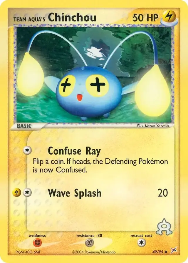 Chinchou - Pokemon Team Magma & Team Aqua #49