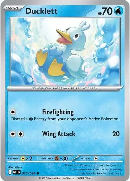 Ducklett - Pokemon White Flare #25