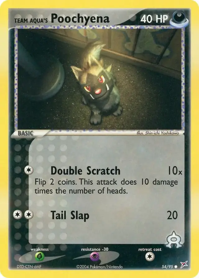 Poochyena - Pokemon Team Magma & Team Aqua #54