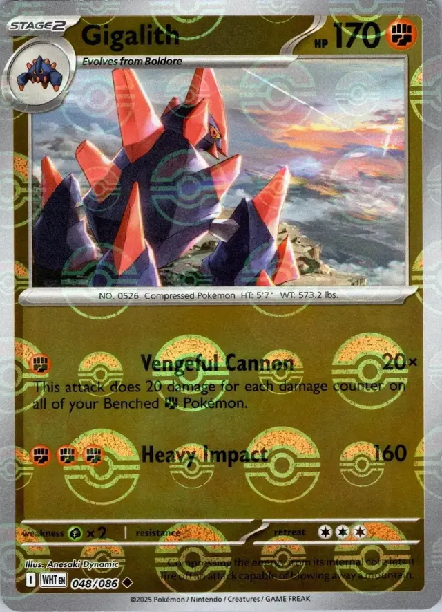 Gigalith [Poke Ball] - Pokemon White Flare #48