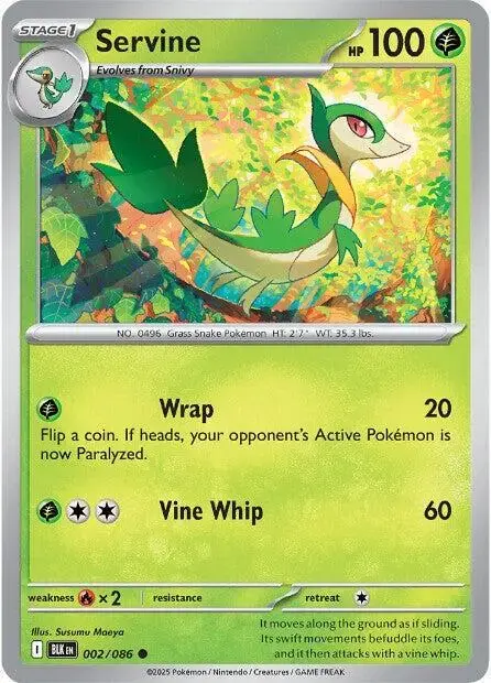 Servine - Pokemon Black Bolt #2