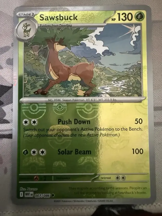 Sawsbuck [Master Ball] - Pokemon White Flare #7