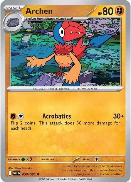 Archen - Pokemon White Flare #50