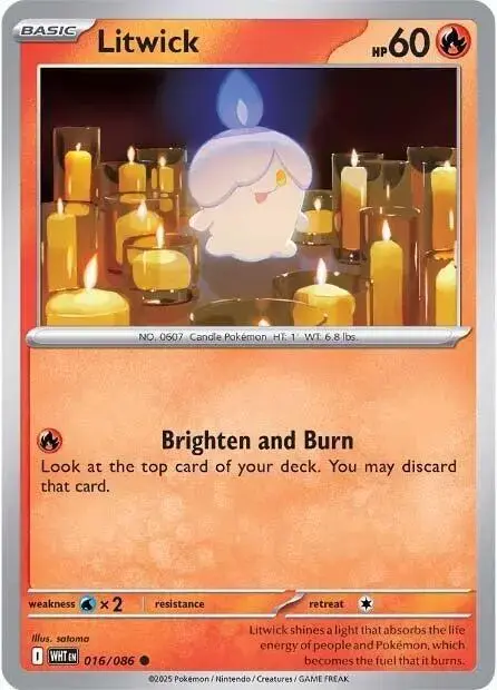 Litwick - Pokemon White Flare #16