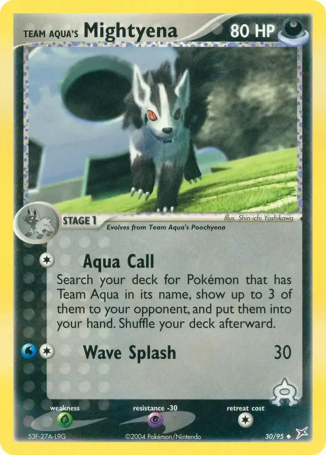 Mightyena - Pokemon Team Magma & Team Aqua #30