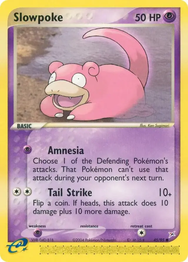 Slowpoke - Pokemon Team Magma & Team Aqua #45