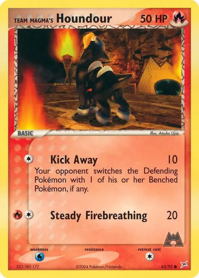 Houndour - Pokemon Team Magma & Team Aqua #63