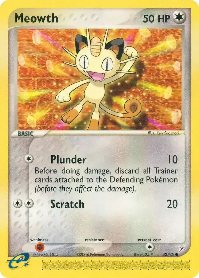 Meowth - Pokemon Team Magma & Team Aqua #42
