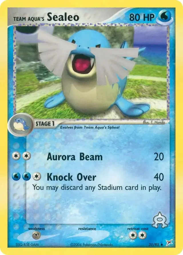Sealeo - Pokemon Team Magma & Team Aqua #31