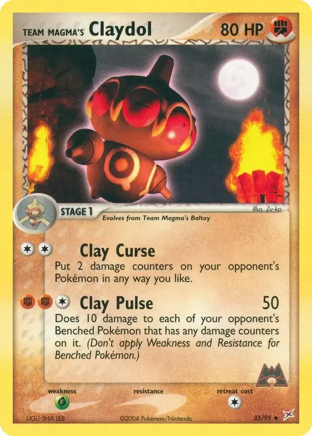 Claydol - Pokemon Team Magma & Team Aqua #33