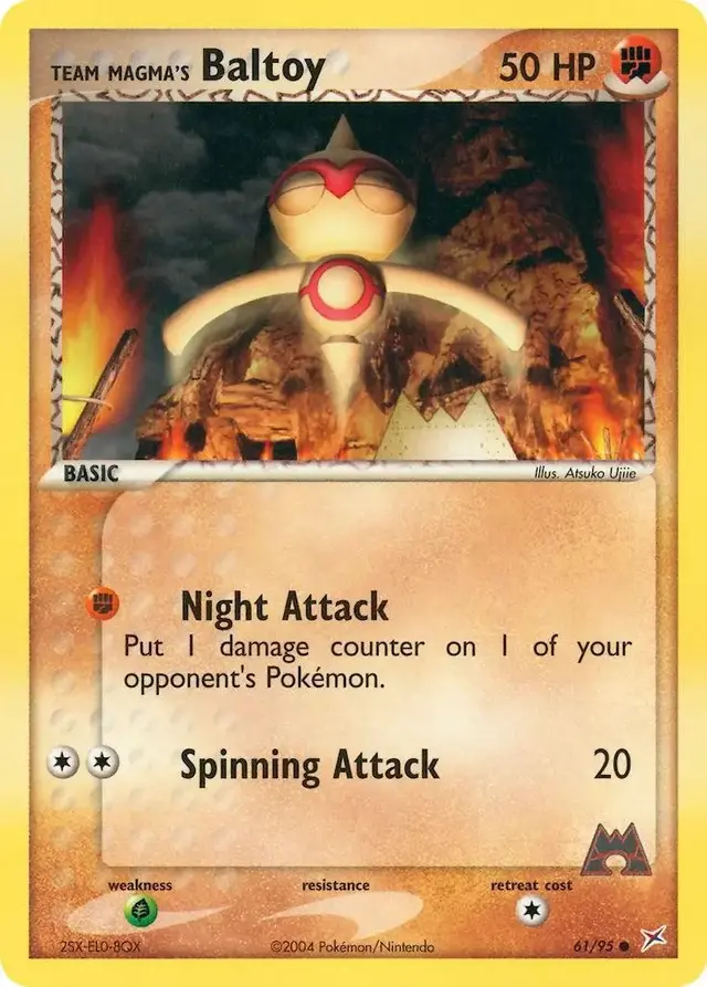 Baltoy - Pokemon Team Magma & Team Aqua #61