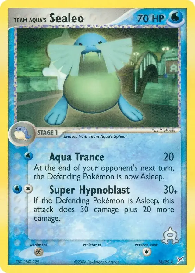 Sealeo - Pokemon Team Magma & Team Aqua #16